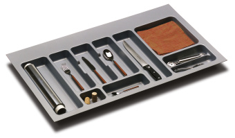 Лоток д/кух.принадл. шк.90см, серый металлик