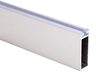 Штанга для плечиков Linear 10х30мм c демпфером L=2000мм, алюминий