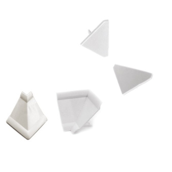 Комплект угловых эл-тов и заглушек д/прист.профиля 240/S, серый