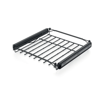 Выкатной держатель для брюк L=450-600мм с амортизатором, антрацит