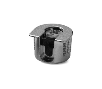 Эксцентрик усиленный в метал.корпусе 16мм с бортиком, никель