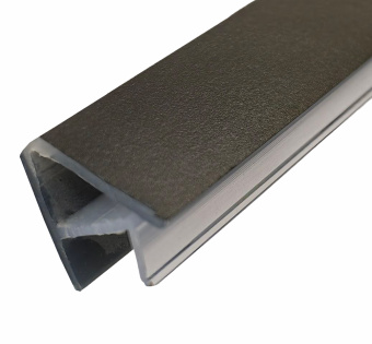 Внутр.угол 90гр. L=4м д/цоколя черный