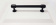 Ручка-скоба L=160мм, матовый черный