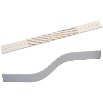 Радиусный эл-т универсальный д/h=150мм, рифленный под алюминий