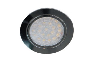 Светильник Queen LED 2W встраиваемый дневн. свет/шлиф.никель