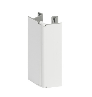 Угол универсальный, h=100мм белый глянец