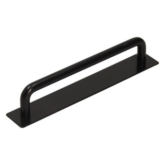 Ручка-скоба, металлическая L=128 мм, черная