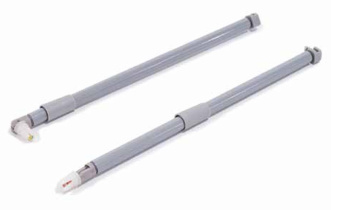 Комплект круглых релингов для Eurobox 350мм, серый