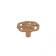 Ручка-кнопка d=38мм, золото матовое