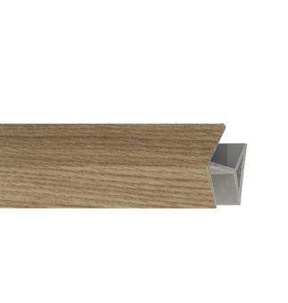 Профиль-угол 90гр. L=4м пластиковый, дуб беленый
