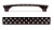 Ручка-скоба L=128мм, никель сатиновый/декор «черный с блестками»