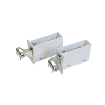 Крепление д/навески шкафов с рег-кой, левое, белый