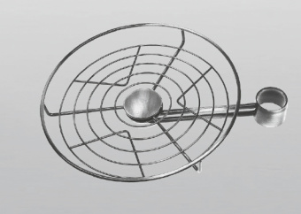 Подставка д/бокалов II для барной стойки, ст.медь