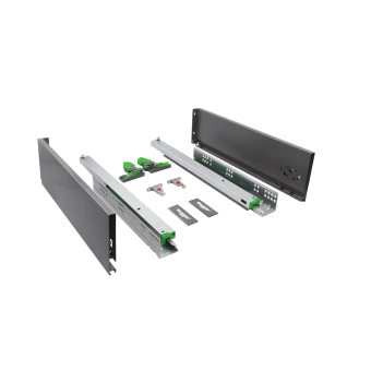 К-т тонкостенного ящика U-BOX H=63мм L=500мм на скрыт.напр. с аморт., белый