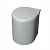 Ведро для мусора 277x277x355 (13л) пластик, серый металлик