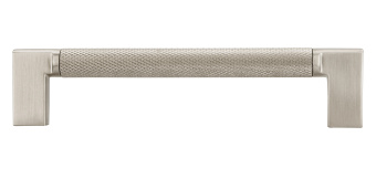 Ручка-скоба L=128мм с насечками, нержавеющая сталь