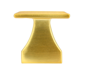 Ручка-кнопка L=16мм (32х32мм), потертое золото