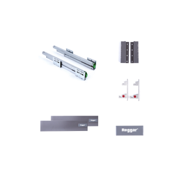 К-т тонкостенного ящика D-BOX H=135мм L=350мм на напр. с аморт., белый