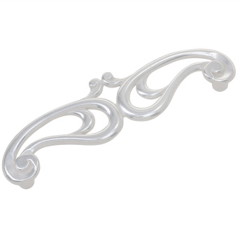 Ручка-скоба L=128мм, серебро "венецианское"