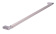 Ручка-скоба L=320мм с насечками, нержавеющая сталь