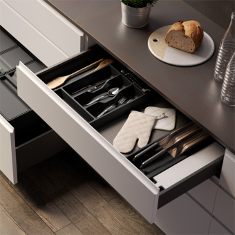 Боковина Slimbox EVO 500мм h=180мм антрацит, правая