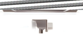 Ручка врезная L=128мм, хром матовый