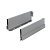 Боковины Nova Pro Scala 450мм, h=122мм, серебристый
