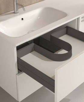 Профиль д/ящика под раковиной L=680мм, h=60мм, графит