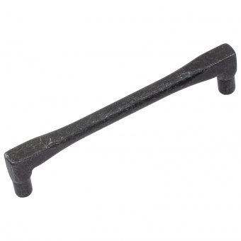 Ручка-скоба L=128мм, черное состаренное железо