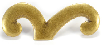 Ручка-скоба L=90мм, бронза
