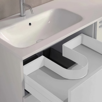 Профиль д/ящика под раковиной L=680мм, h=60мм, белый